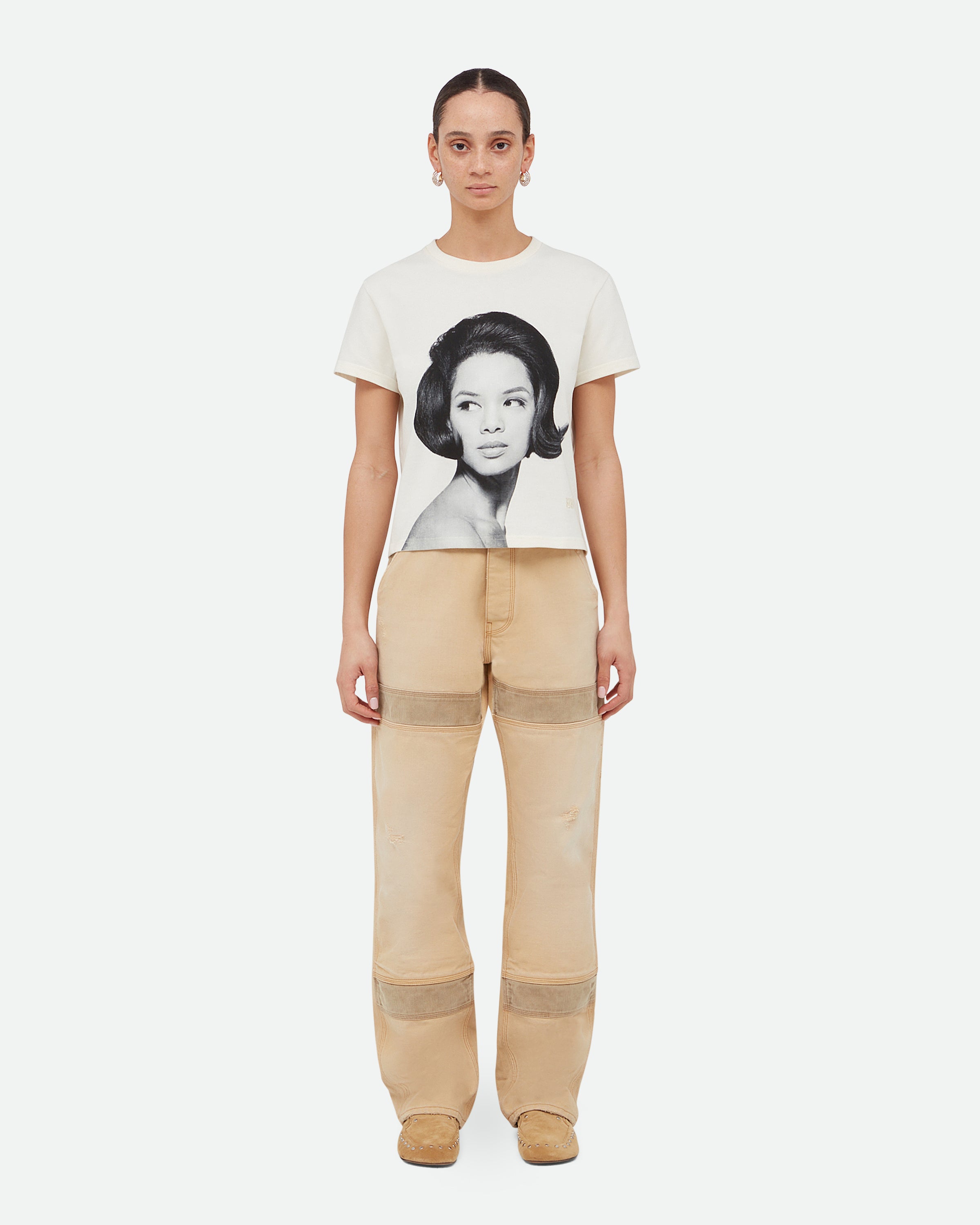 Selah Cropped T Shirt Jersey Wales Bonner